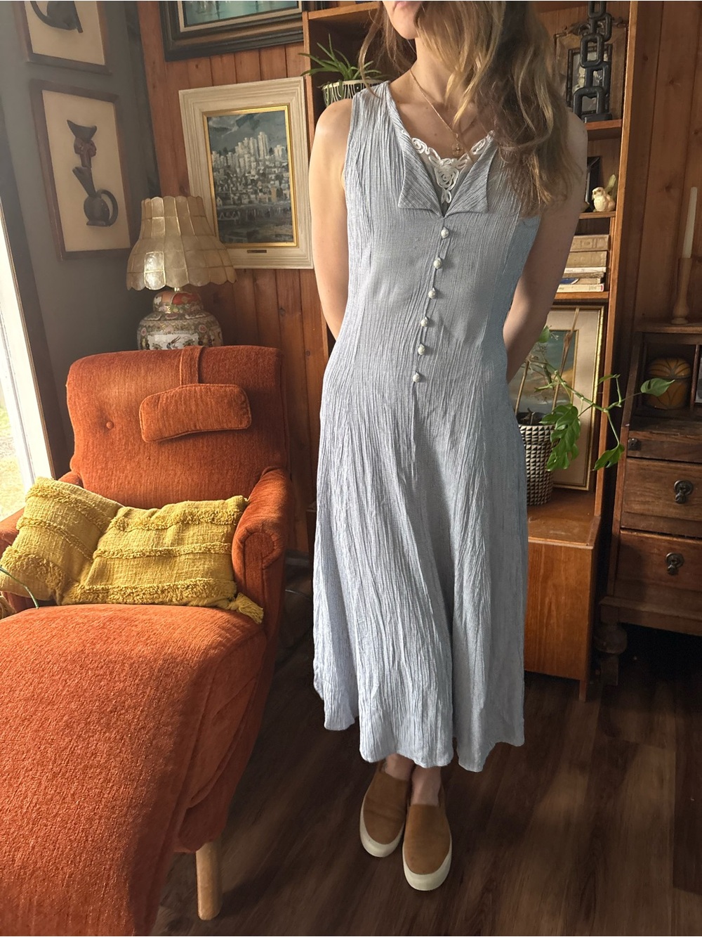 Vintage 90’s Cottage Core Dress 6 - Picture 2 of 10